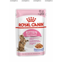 Royal Canin Kitten Sterilised для котят в желе 0,085гр