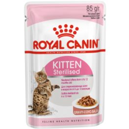 Royal Canin Kitten Sterilised для котят в соусе 0,085гр