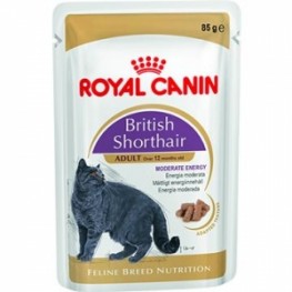 Royal Canin кусочки в соусе для Британской короткошерстной кошки старше 12 месяцев
