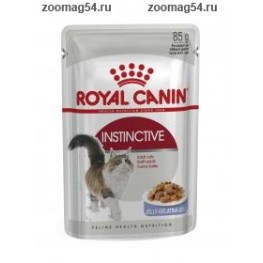 Royal Canin INSTINCTIVE в желе для кошек старше 1-го года,пауч