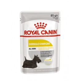 Royal Canin Dermacomfort Pouch Loaf паштет для собак с чувствительной кожей, склонной к раздражению и зуду,