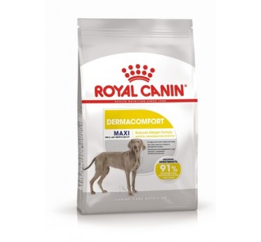 Royal Canin Maxi Dermacomfort корм для собак крупных пород, склонных к кожным раздражениям и зуду,