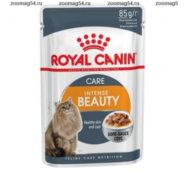 Royal Canin Intense Beauty в желе для кошек