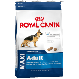 Royal Canin MAXI ADULT (МАКСИ ЭДАЛТ) корм для взрослых собак крупных размеров c 15 месяцев до 5 лет