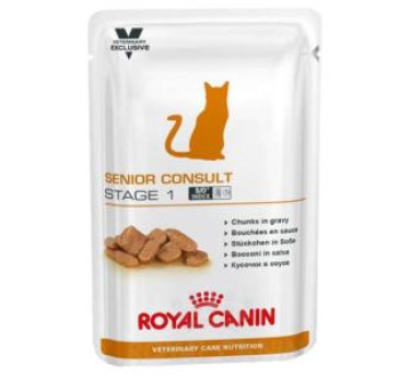 Royal Canin Senior Consult Stage 1 Корм для кошек в соусе