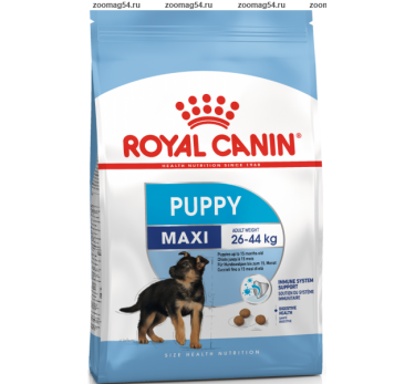 Royal Canin  Maxi Puppy для щенков крупных пород от 2 до 15 месяцев,