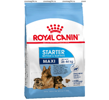 Royal Canin Maxi Starter для щенков крупных пород 3 нед. - 2 мес., беременных и кормящих сук