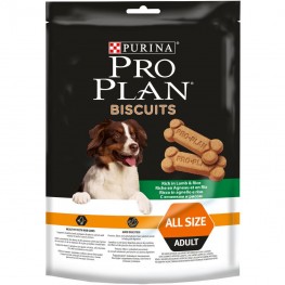 ПРО ПЛАН Лакомство для собак Purina Pro Plan Biscuits с ягненком и рисом, пакет, 400 г
