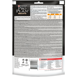 ПРО ПЛАН Лакомство для собак Purina Pro Plan Biscuits с лососем и рисом, пакет, 400 г