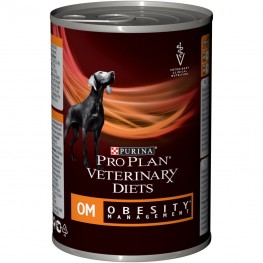 ПРО ПЛАН Влажный корм Purina Pro Plan Veterinary Diets OM корм для собак при ожирении, консерва, 400 г