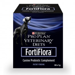 ПРО ПЛАН Кормовая добавка Pro Plan Veterinary Diets FortiFlora с пробиотиком для собак для поддержания баланса микрофлоры и здоровья кишечника, 30 пакетиков по 1 г