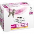 ПРО ПЛАН Влажный корм Purina Pro Plan Veterinary diets UR, корм для кошек при болезнях нижних отделов мочевыводящих путей c курицей, пауч, 85 г