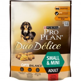 ПРО ПЛАН Сухой корм Purina Pro Plan Duo Delice для взрослых собак мелких и карликовых пород с говядиной, 700 г