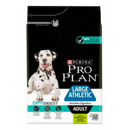 ПРО ПЛАН Сухой корм Purina Pro Plan для собак крупных пород с атлетическим телосложением с чувствительным пищеварением, ягнёнок, 3 кг
