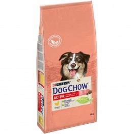 Сухой корм Purina Dog Chow для активных взрослых собак, курица