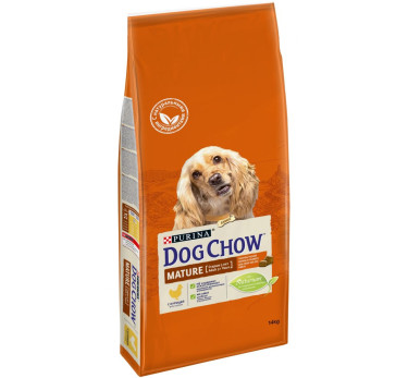 Сухой корм Purina Dog Chow Mature Adult для собак старше 5 лет, курица
