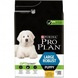 ПРО ПЛАН Сухой корм Purina Pro Plan для щенков крупных пород с мощным телосложением, курица с рисом, 3 кг