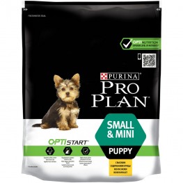 ПРО ПЛАН Сухой корм Purina Pro Plan для щенков мелких и карликовых пород, курица с рисом, пакет, 700 г