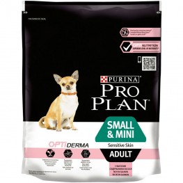 ПРО ПЛАН Сухой корм Purina Pro Plan для взрослых собак мелких и карликовых пород с чувствительной кожей, лосось с рисом, 700 г