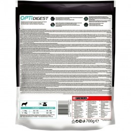 ПРО ПЛАН Сухой корм Purina Pro Plan для взрослых собак мелких и карликовых пород с чувствительным пищеварением, ягнёнок с рисом, пакет, 700 г