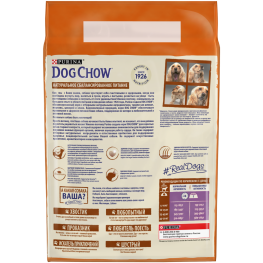 Сухой корм Purina Dog Chow Mature Adult для собак старше 5 лет, ягнёнок