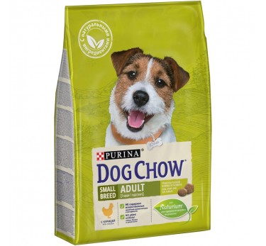 Сухой корм Purina Dog Chow для взрослых собак мелких пород, курица