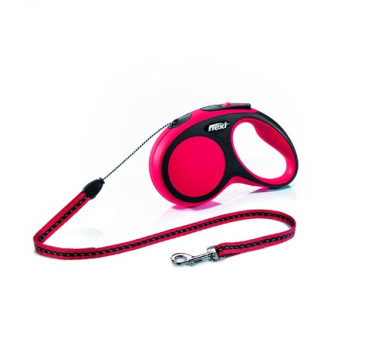 FLEXI Рулетка COMFORT NEW размер XS 3м до 8кг красный трос