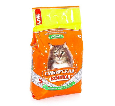 СИБИРСКАЯ КОШКА  впитывающий наполнитель "Бюджет"