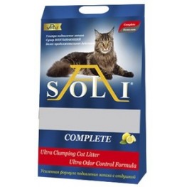 A-Soli наполн. КОМПЛИТ комкующийся,дезодор.д/нес.кошек.4кг