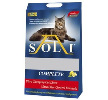 A-Soli наполн. КОМПЛИТ комкующийся,дезодор.д/нес.кошек.4кг