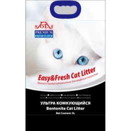 A-Soli наполнитель Премиум супер комкующийся цветочный запах